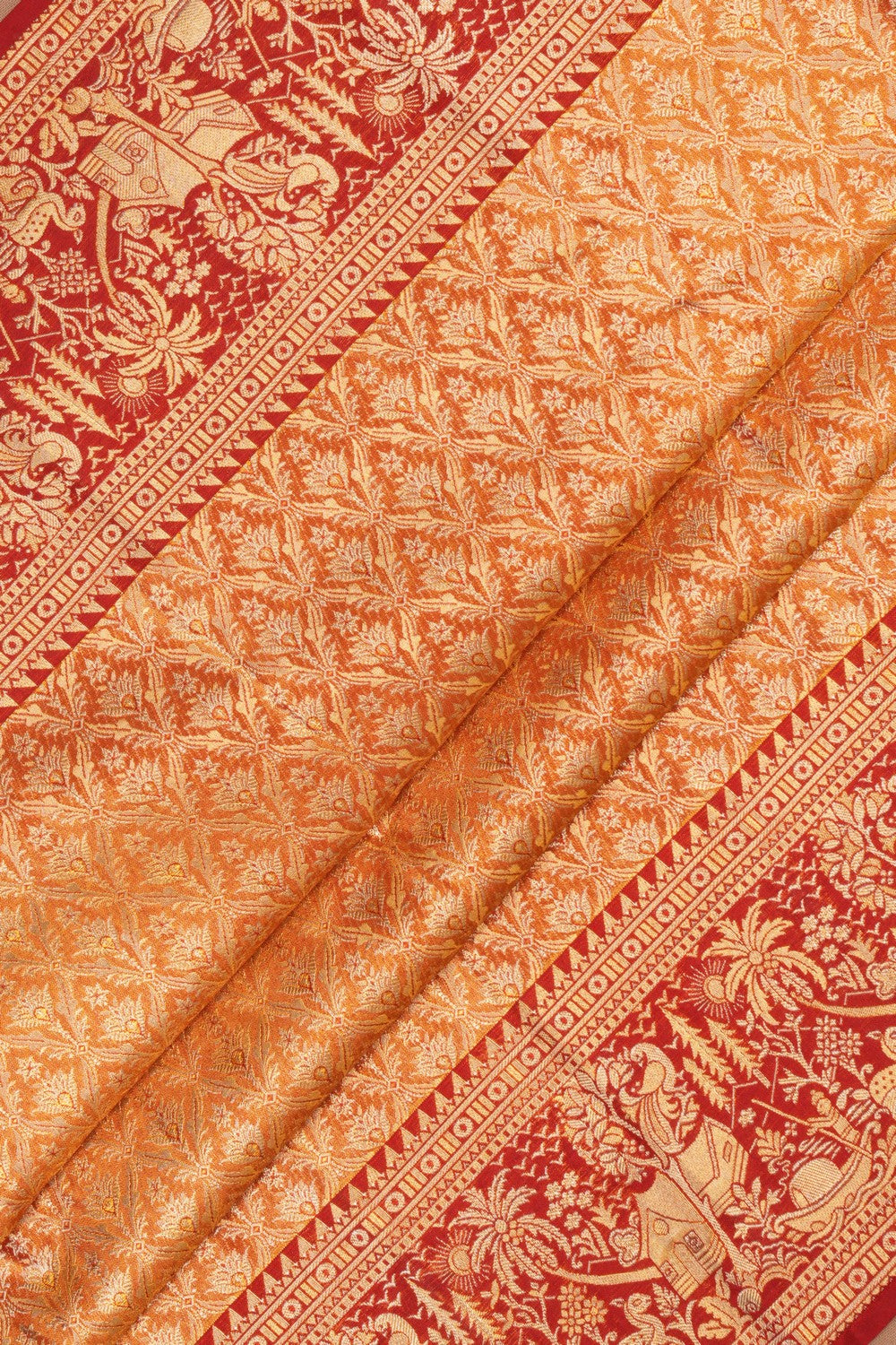 Kanchipattu Tissue Brocade Saree