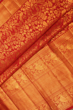 Image of Kanchipattu Brocade Red Saree