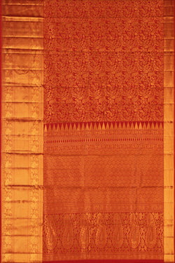 Image of Kanchipattu Brocade Red Saree