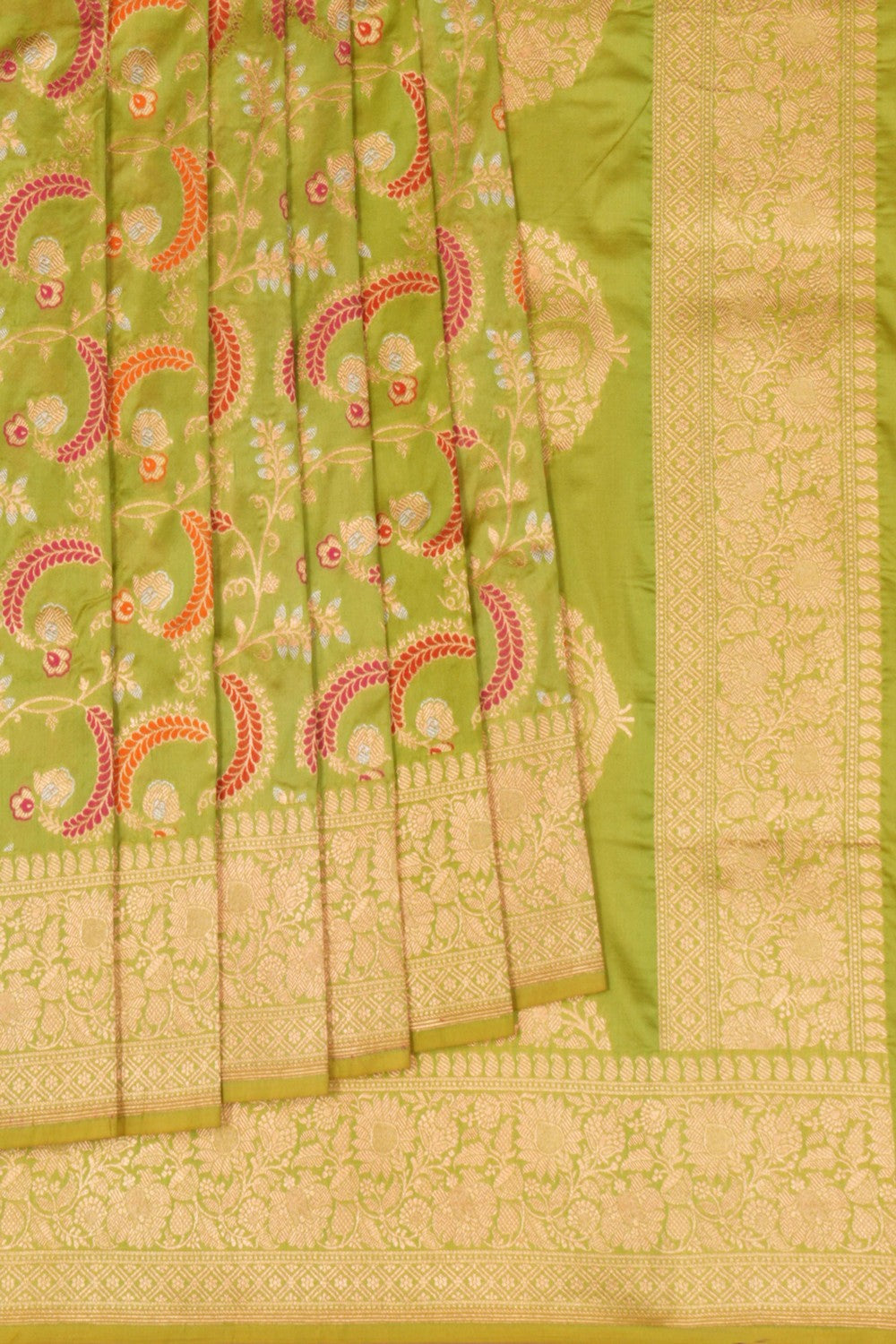 Banarasi Silk Green Saree