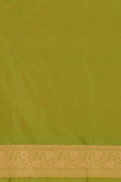 Image of Banarasi Silk Green Saree