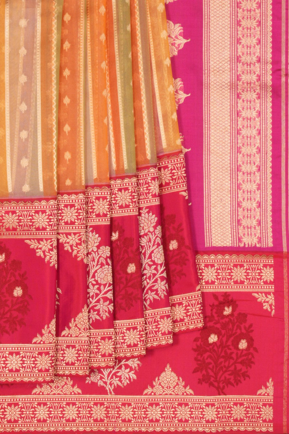 Image of Banarasi Kora Silk Saree