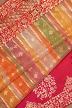 Image of Banarasi Kora Silk Saree