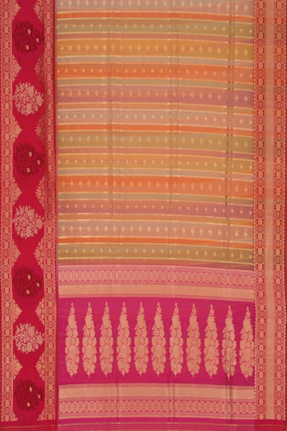 Image of Banarasi Kora Silk Saree