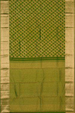 Image of Kanchipattu Brocade Green Saree