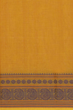 Image of Kanchi Cotton Mustard Saree