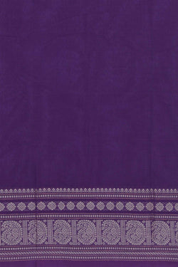 Image of Kanchi Cotton Purple Saree