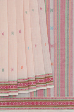 Image of Kanchi Cotton Off-White Saree