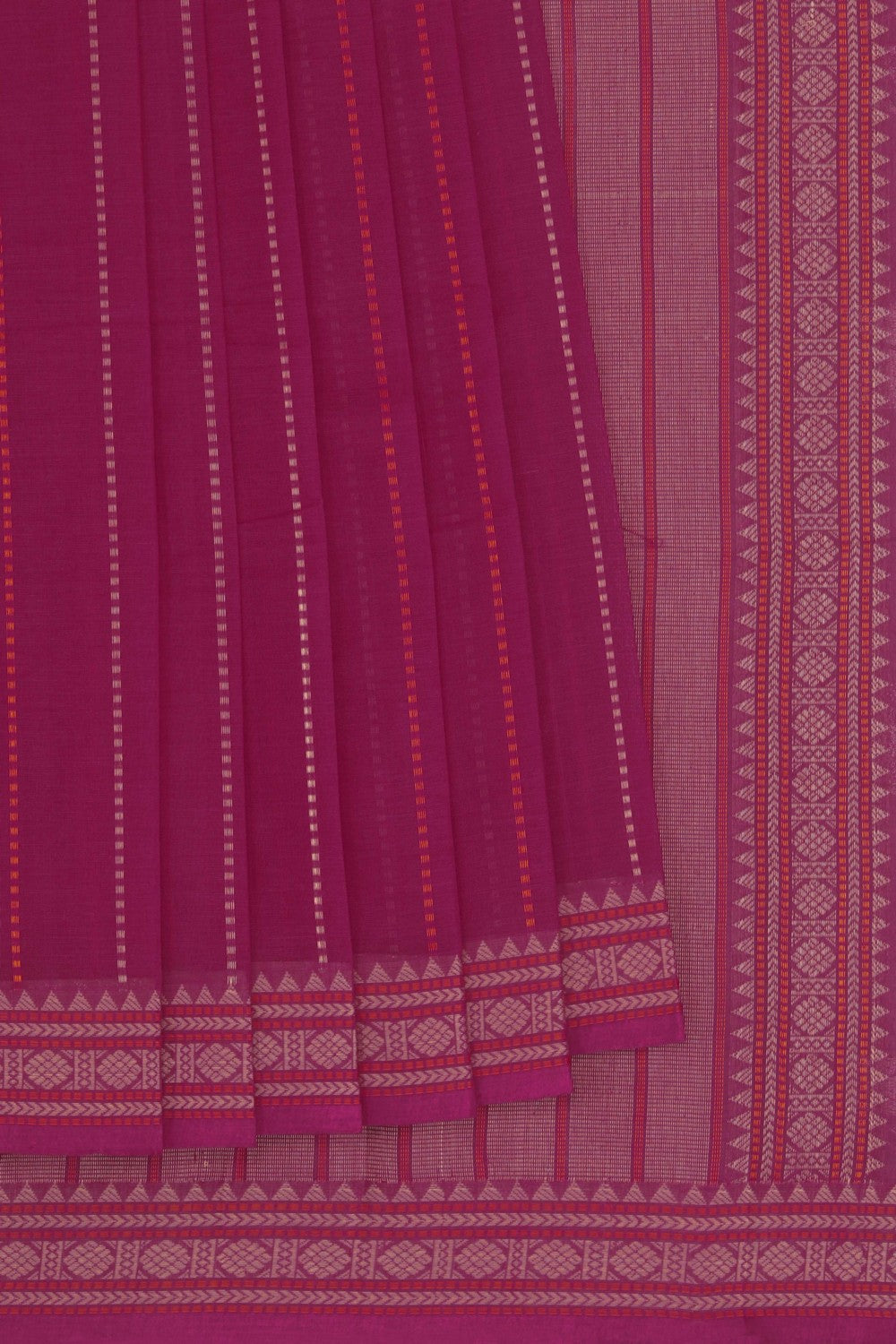 Kanchi Cotton Pink Saree