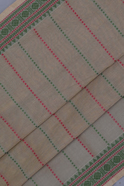 Image of Kanchi Cotton Beige Saree