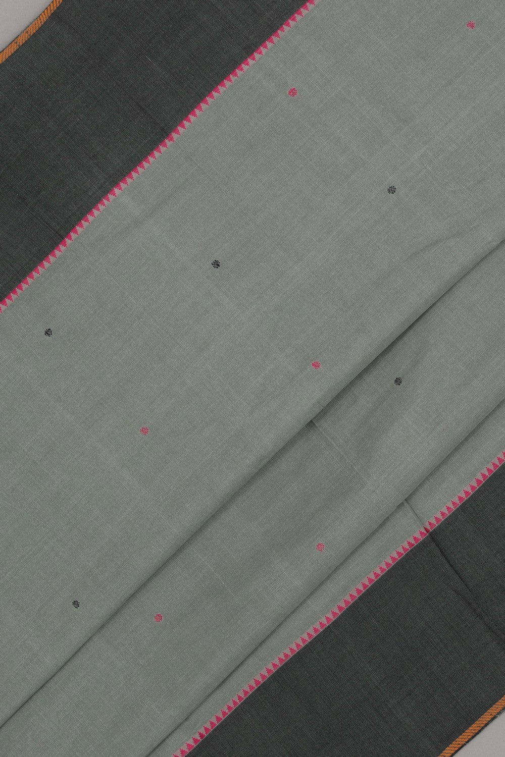 Kanchi Cotton Grey Saree