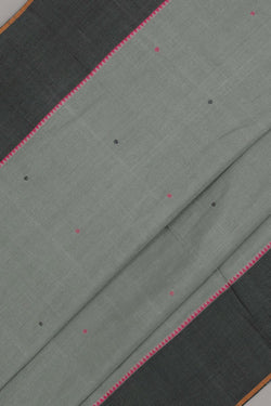 Image of Kanchi Cotton Grey Saree