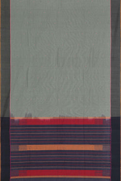 Image of Kanchi Cotton Grey Saree