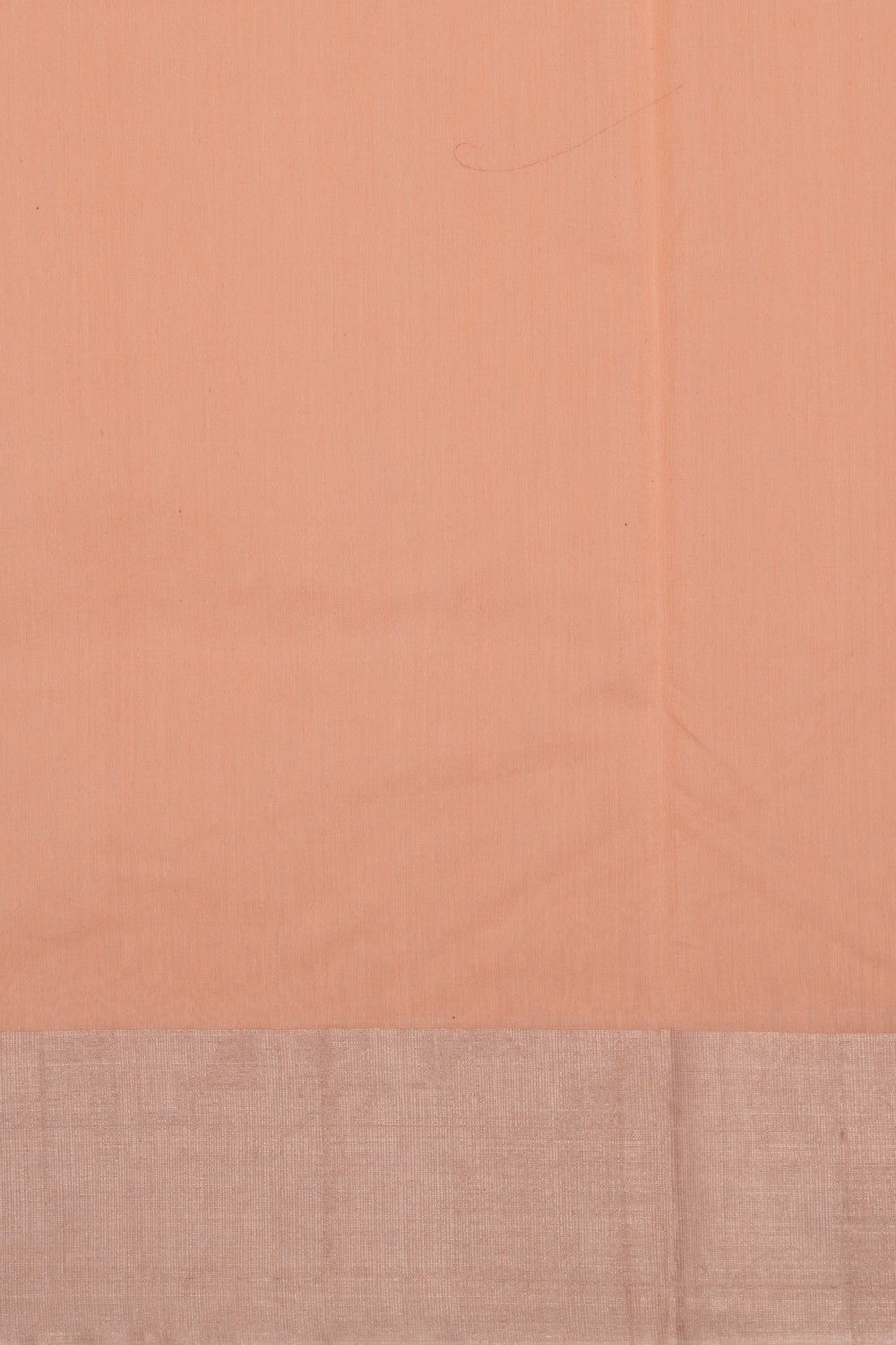 Chanderi Cotton Silk Pastel Peach Saree