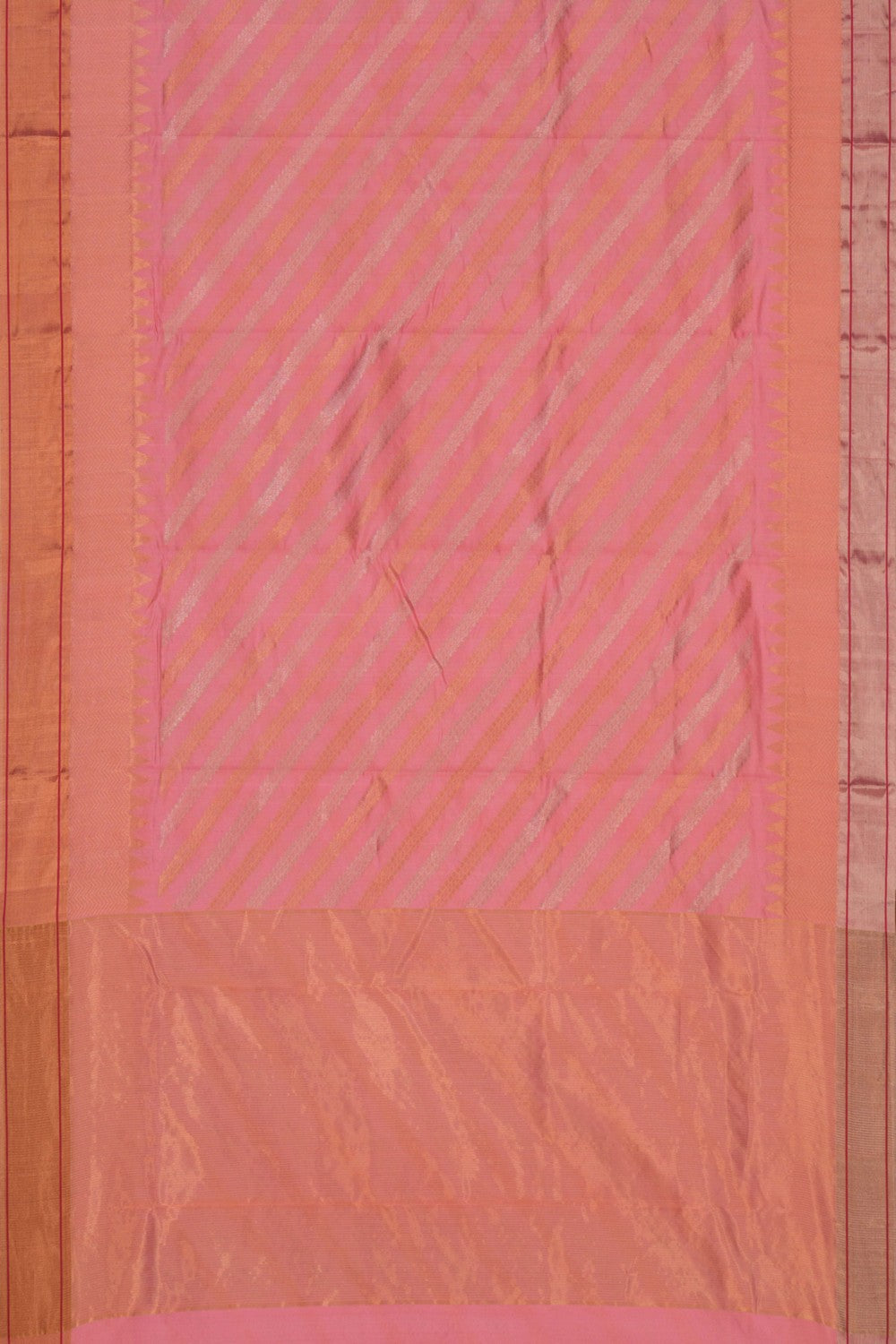 Chanderi Pink Saree