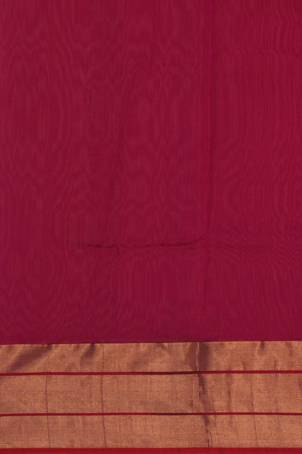 Chanderi Orange Saree