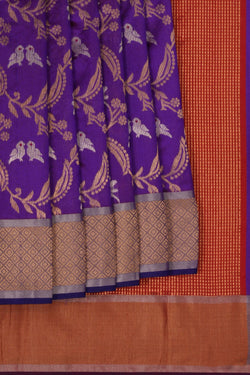 Image of Chanderi Violet Saree