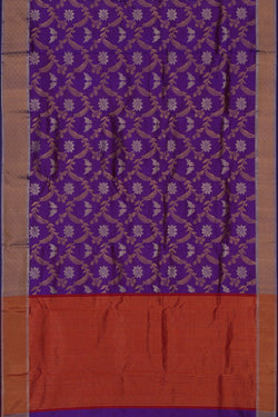 Image of Chanderi Violet Saree