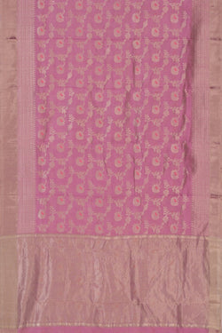 Image of Chanderi Lavender Pink Saree