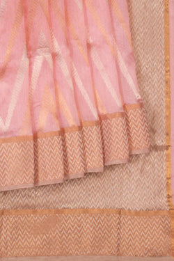 Image of Chanderi Pink Saree