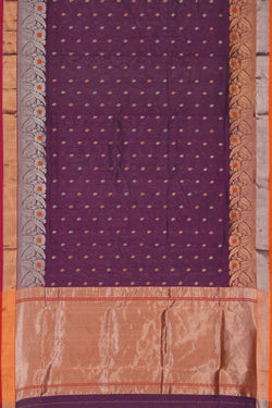 Image of Chanderi Violet Saree