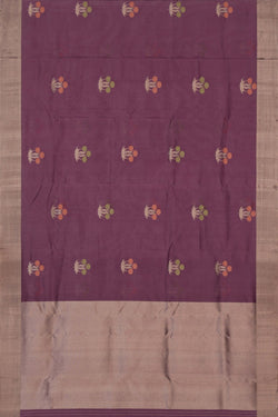 Image of Chanderi Purple Saree