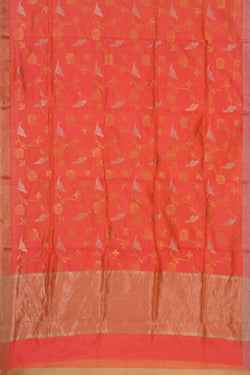 Image of Chanderi Coral Peach Dupatta