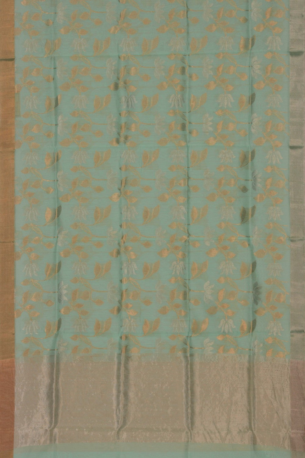 Chanderi Sea Green Dupatta