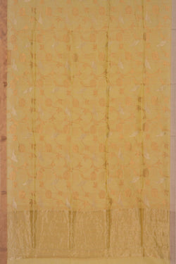 Image of Chanderi Light Yellow Dupatta