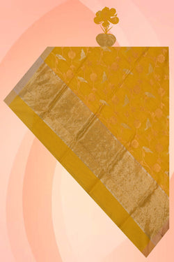 Image of Chanderi Spring Yellow Dupatta