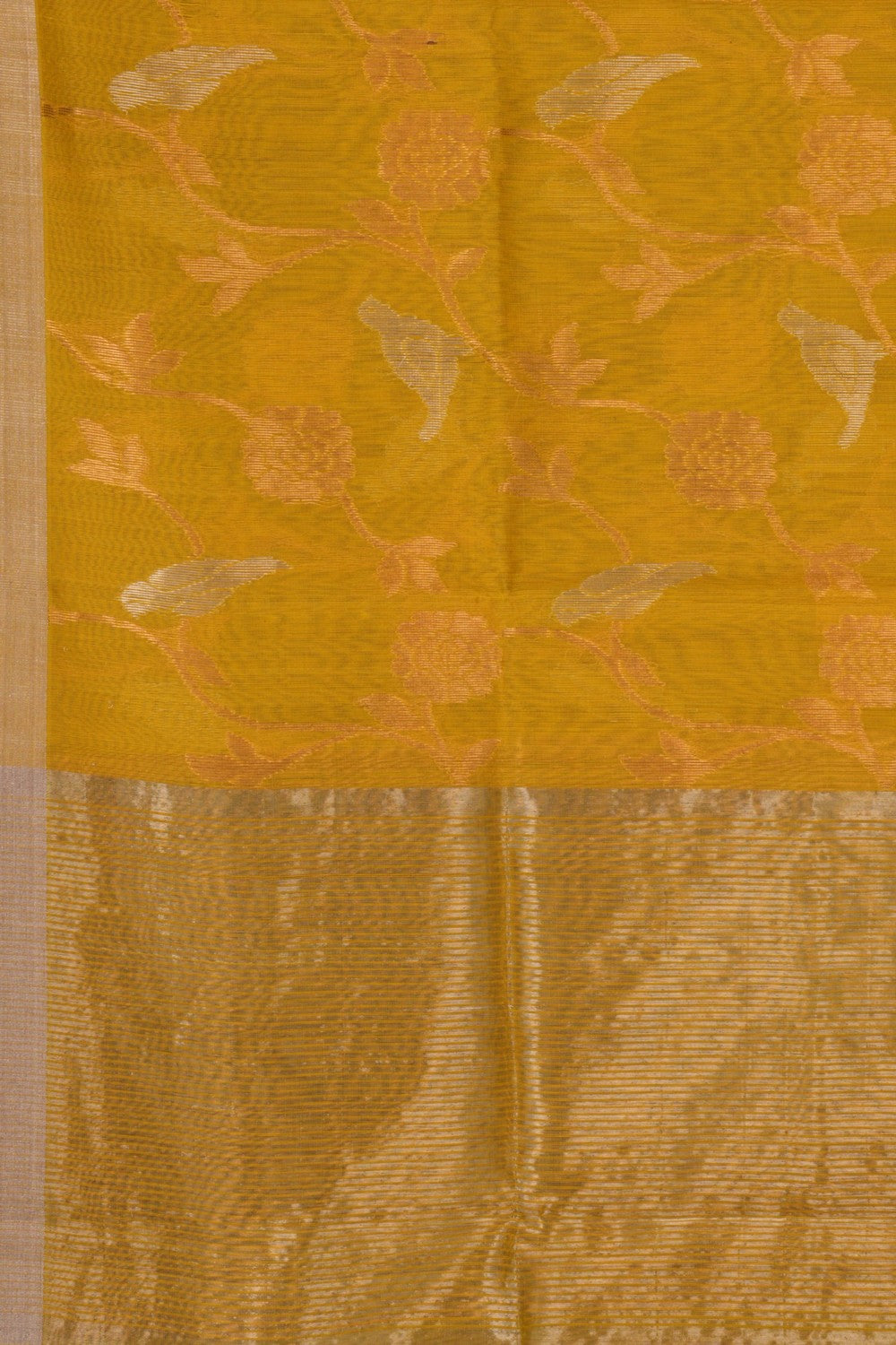 Chanderi Spring Yellow Dupatta