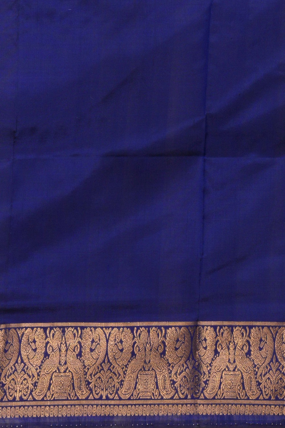 Pochampally Ikat Silk Blue Saree