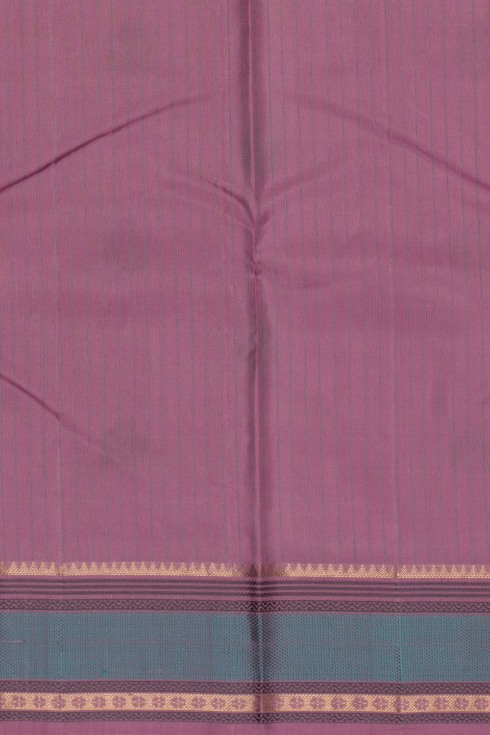 Kanchipuram Silk Moss Purple Saree