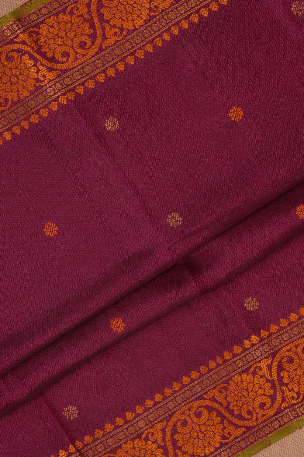 Kanchipuram Silk Purple Saree