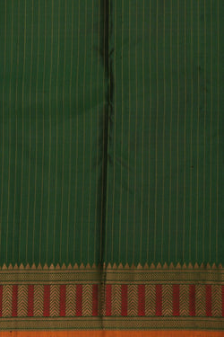 Image of Kanchipuram Silk Green saree