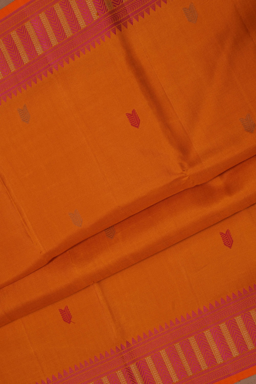 Kanchipuram Silk Mustard Saree