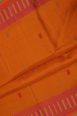 Image of Kanchipuram Silk Mustard Saree