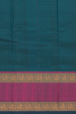 Image of Kanchipuram Silk Green saree