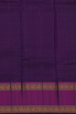 Image of Kanchipuram Silk Magenta-Pink Saree