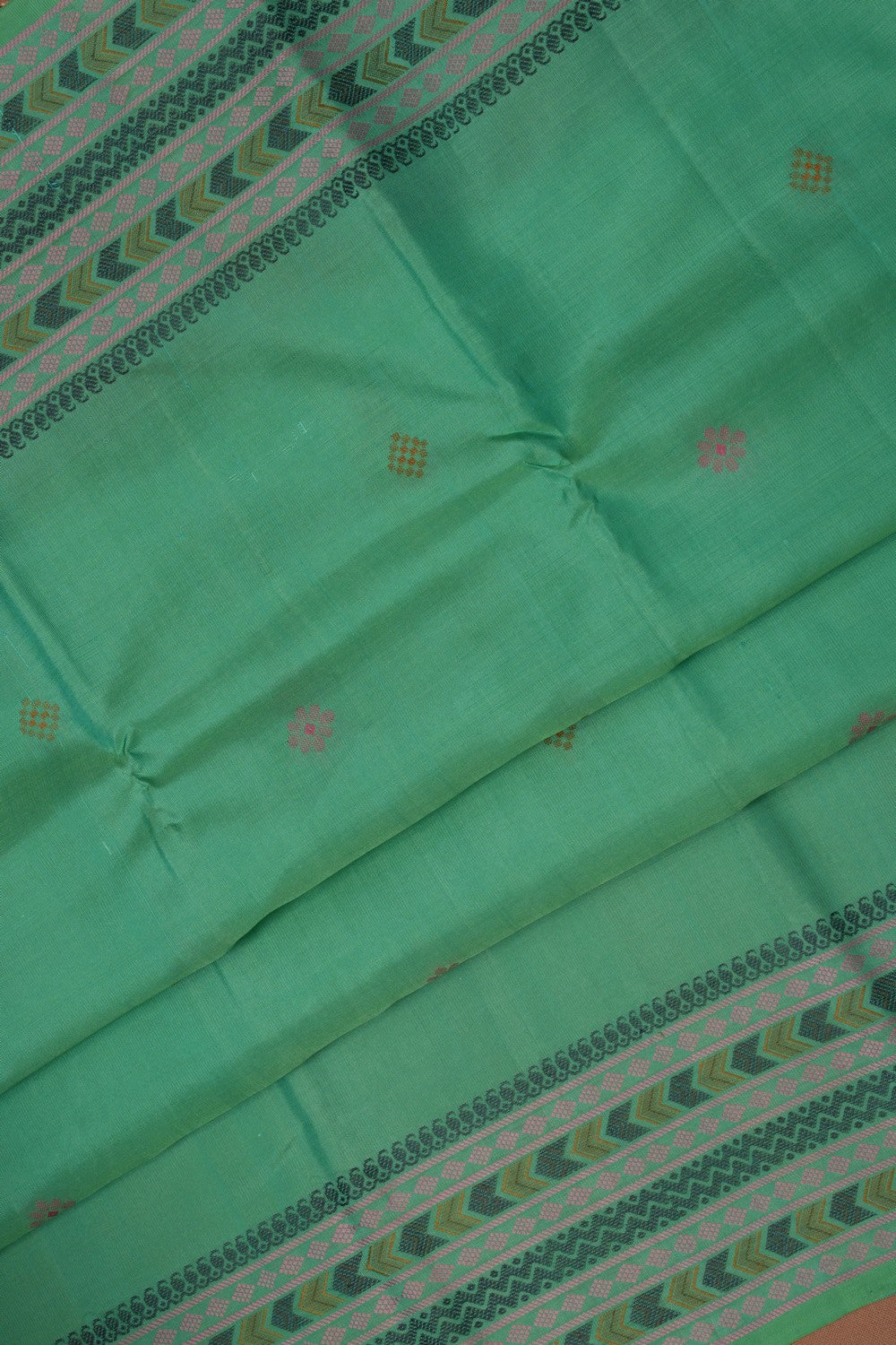 Kanchipuram Silk Sea Green Saree