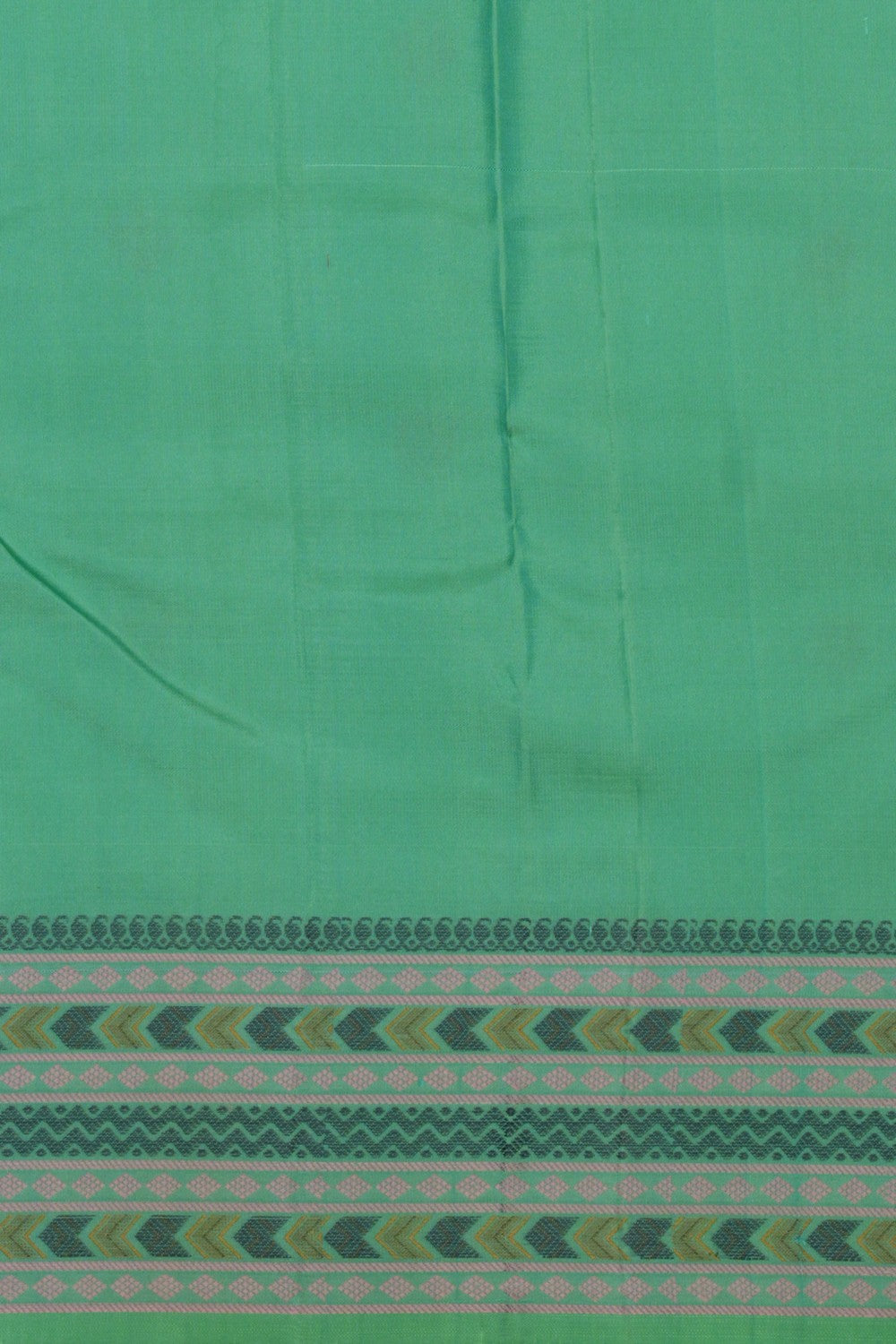 Image of Kanchipuram Silk Sea Green Saree