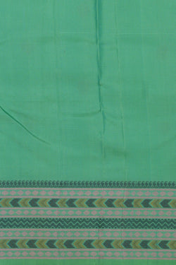 Image of Kanchipuram Silk Sea Green Saree