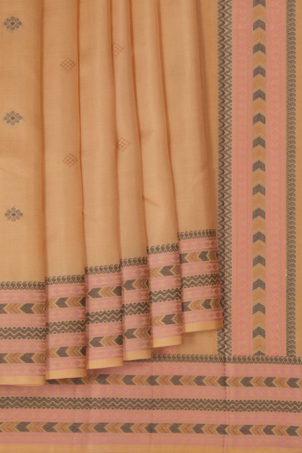 Kanchipuram Silk Beige Saree