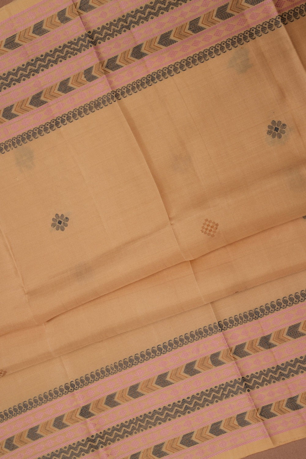 Image of Kanchipuram Silk Beige Saree