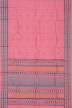 Image of Kanchipuram Silk Pink saree