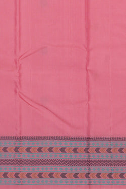 Image of Kanchipuram Silk Pink saree