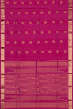 Image of Kanchipuram Silk Pink Saree