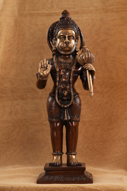 Image of Bronze Hanuman Ji Idol