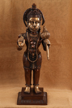 Image of Bronze Hanuman Ji Idol