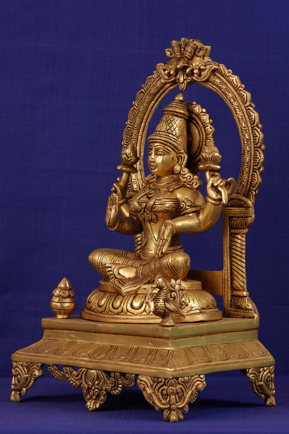 Image of Brass Lakshmi idol